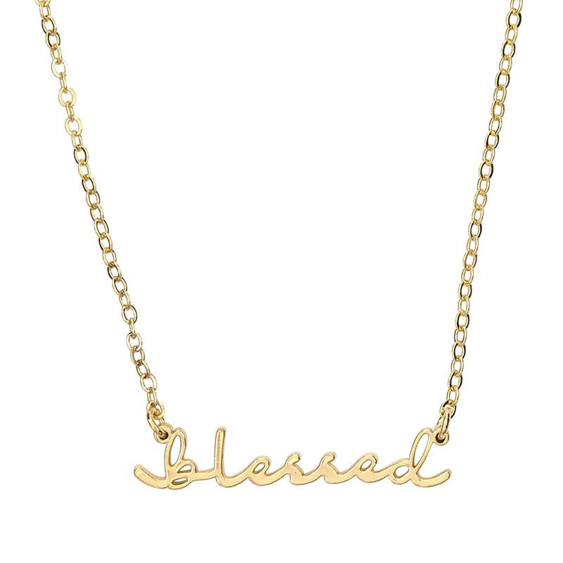 Declaration Word Necklaces