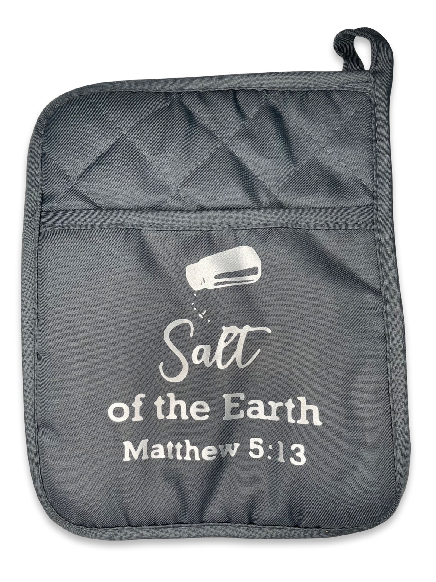 decorative potholder with scripture