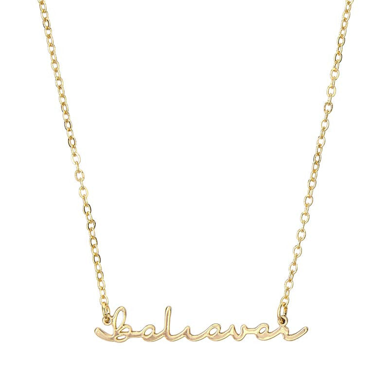 Declaration Word Necklaces