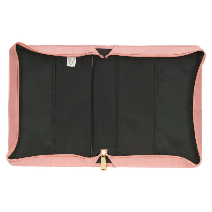 Strength & Dignity Pink Rose Faux Leather Bible Cover