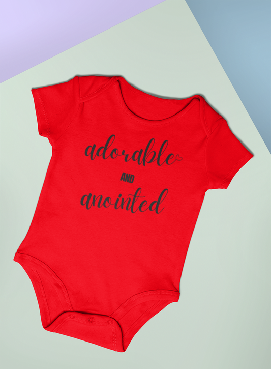 "Adorable and Anointed" Infant Creeper